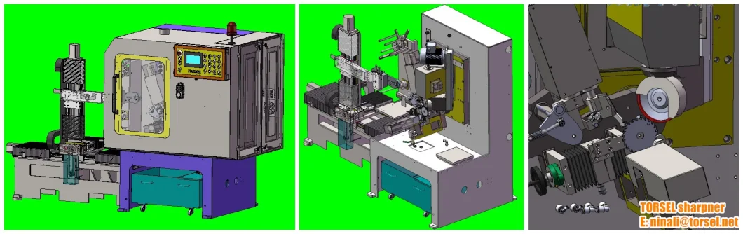 ATZ400 / ATZ500 Функция CNC TCT верхний круговой пилорезатель с погрузчиком 6